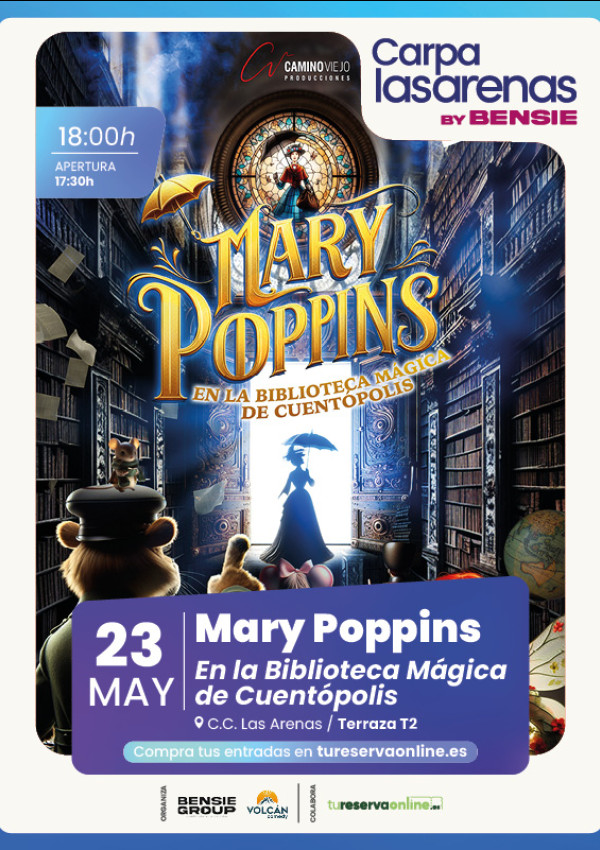 Mary Poppins En La Biblioteca Mágica De Cuentópolis