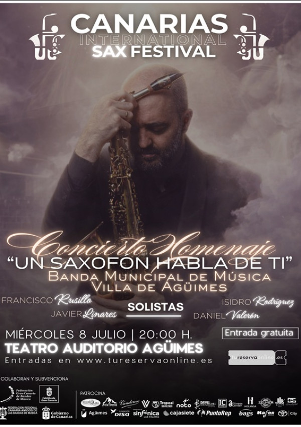 “Un Saxofón Habla De Ti” – Concierto Homenaje