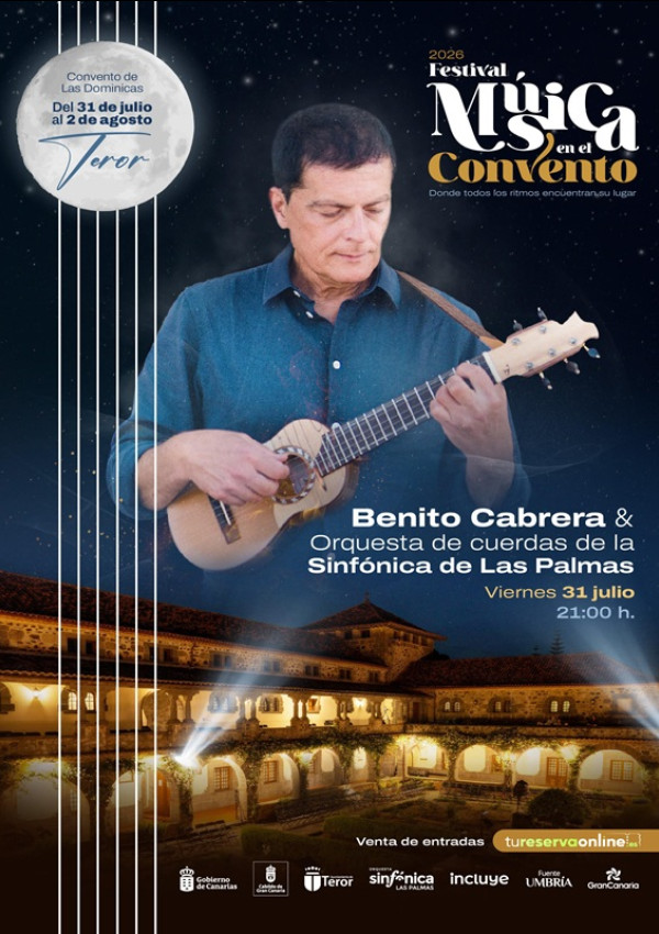 Benito Cabrera & Orquesta De Cuerdas De La Orquesta Sinfónica De Las Palmas - Festival "Música En El Convento"