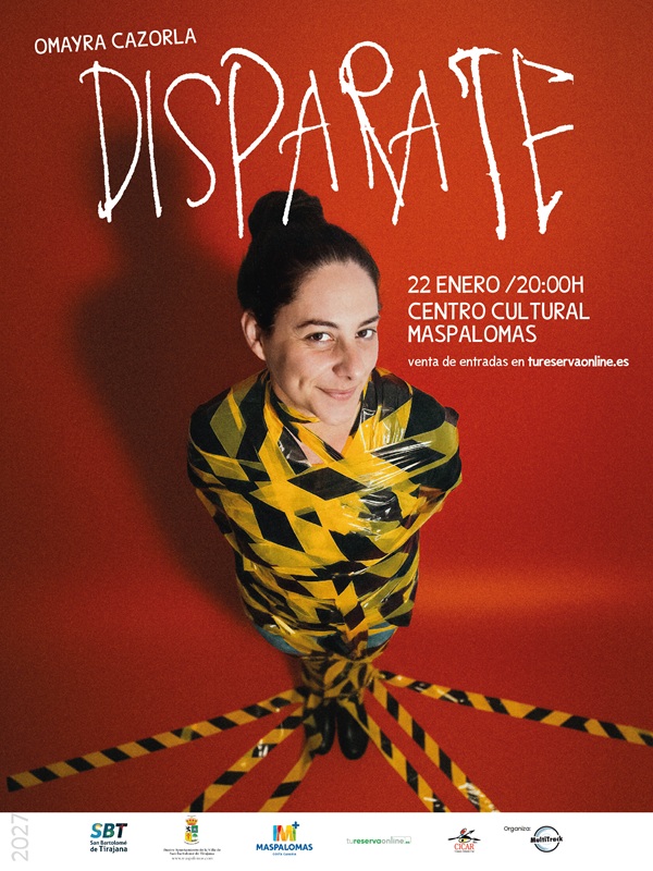 Haz clic para ampliar la imagen DISPARATE - UN ESPECTÁCULO DE OMAYRA CAZORLA MASPALOMAS